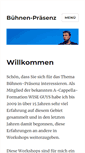 Mobile Screenshot of buehnen-praesenz.de